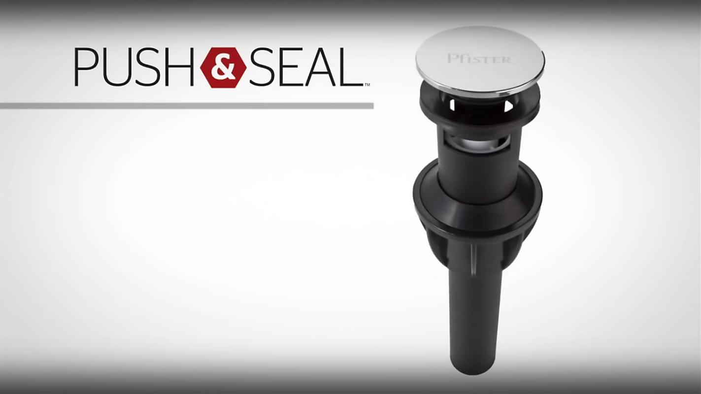 Push And Seal Tool Less Drain Assembly Pfister Faucets