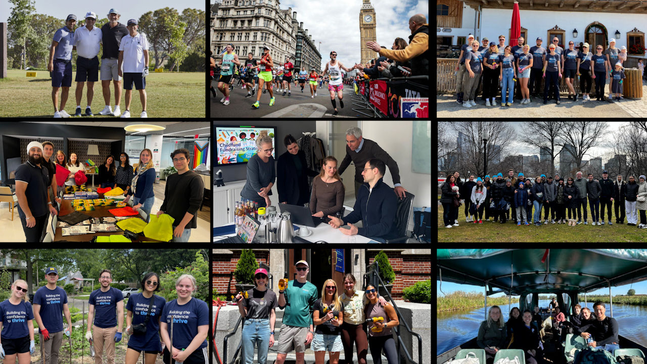 A vibrant collage showcasing diverse individuals and significant events, capturing moments of joy and connection.