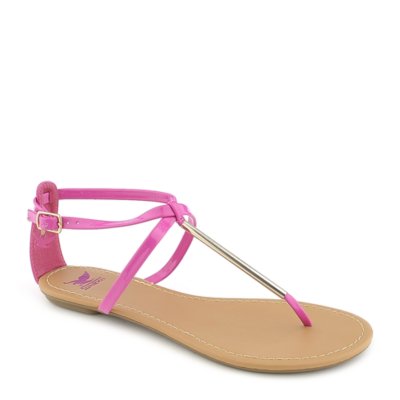 Shiekh Elaine-S fuschia flat thong sandal