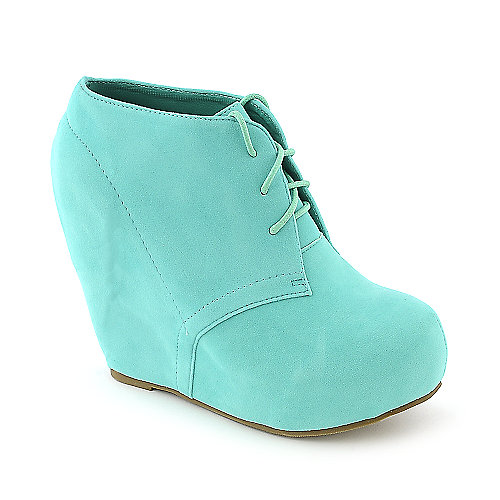 Glaze Camilla-1 Women's Turquoise Ankle Bootie | Shiekh Shoes