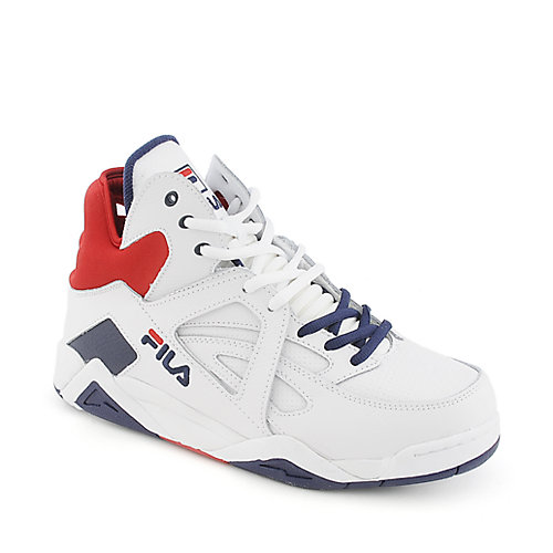 Fila The Cage mens white athletic basketball sneaker