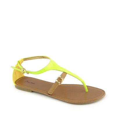 Promise Roana Green flat thong sandal