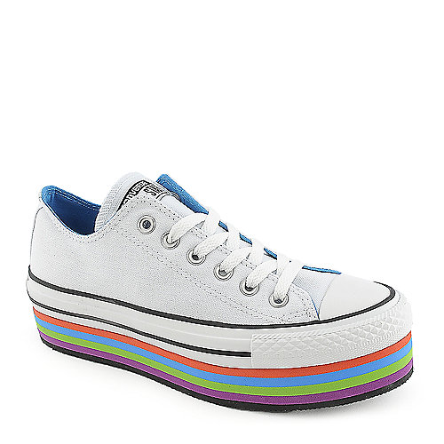 Converse Chuck Taylor Women's White Platform Casual Lace-Up Sneaker ...