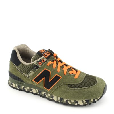 New Balance Mens ML574 camo athletic lifestyle sneaker | Shiekh Shoes