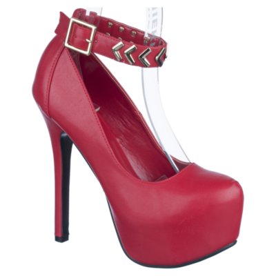 Shiekh Kari-18 Women's Red High Heel Shoe | Shiekh Shoes