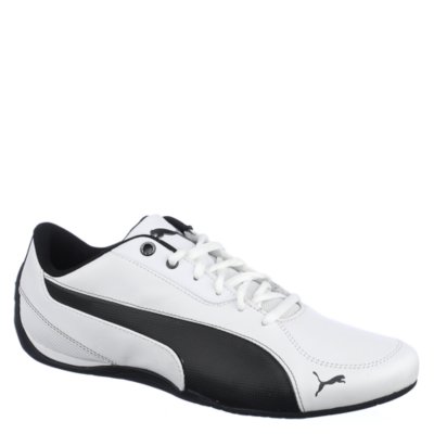 Puma Mens Drift Cat 5 white lifestyle athletic running shoe | Shiekh Shoes