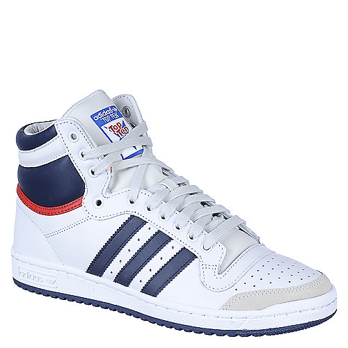 Adidas Top Ten Hi Men's White Athletic Lifestyle Sneaker | Shiekh Shoes