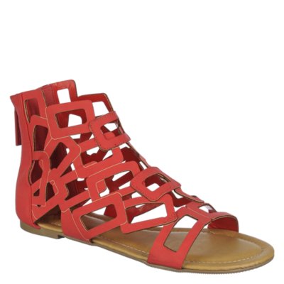 Shiekh 136 Women's Red Gladiator Sandal | Shiekh Shoes