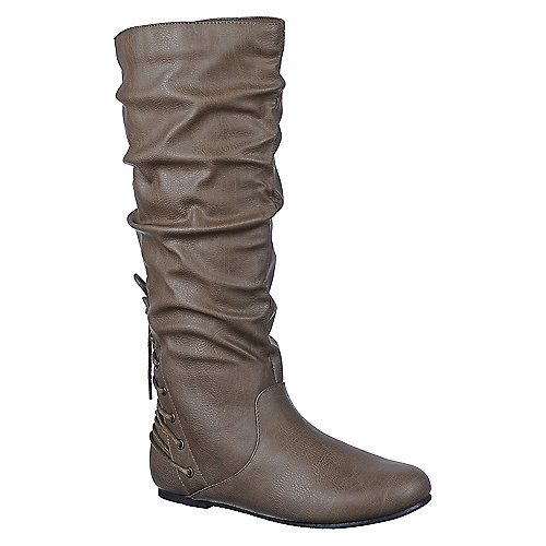 Buy Wild Diva Kalisa-72 knee high flat boots