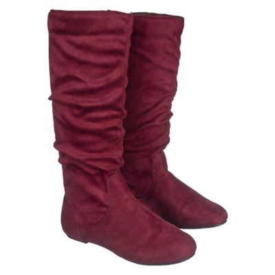 Shiekh Kalisa89 Women's Red MidCalf Boot Shiekh Shoes