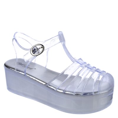 Buy Wanted Womens Jellypop platform wedge sandal | Shiekhshoes