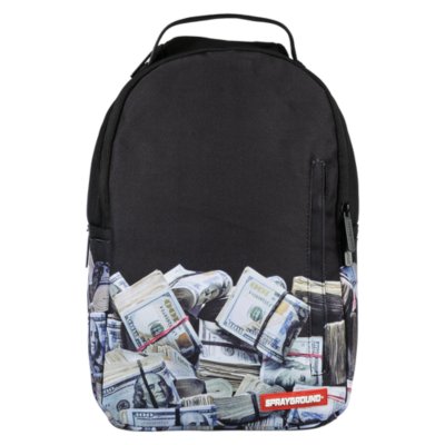 Sprayground The Money Rolled Black Multi Colored Backpack Shiekh Shoes