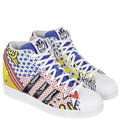 adidas Superstar Up Women's Multi Color Wedge Sneakers | Shiekh Shoes