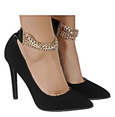 Shiekh Yuni-5 Women's Black High Heel Pumps | Shiekh Shoes