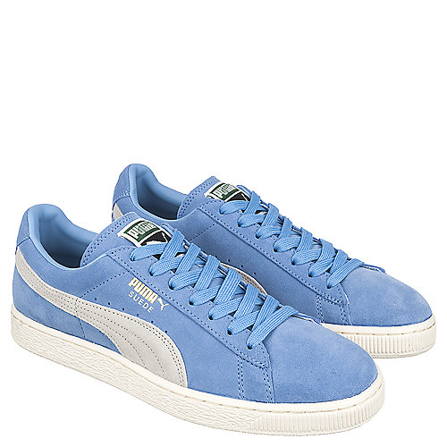 Puma Suede Classic+ Men's Light Blue Casual Lace-up Shoe | Shiekh Shoes