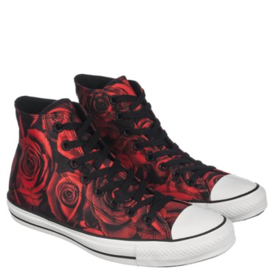 Converse CT HI Unisex Red Casual Lace-Up Sneakers | Shiekh Shoes