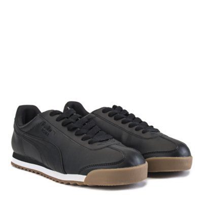 Men's Casual Lace-Up Sneaker Roma L Black | Shiekh Shoes