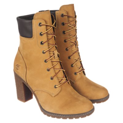 Timberland Glancy 6 IN Women's Tan Low Heel Ankle Boots | Shiekh Shoes