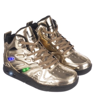 LA Gear L.A. Lights Youth Gold Sneaker | Shiekh Shoes