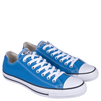 Converse CT OX Unisex Blue Casual Lace-Up Sneakers | Shiekh Shoes