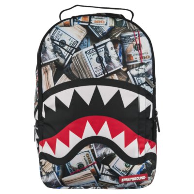 Sprayground Money Shark Multi-Color Backpack | Shiekh Shoes