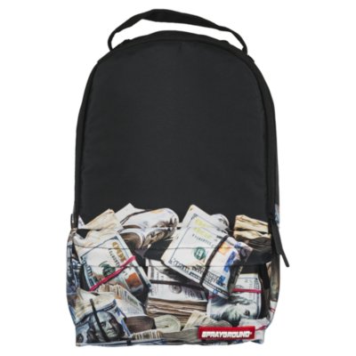 Sprayground Lil Money Rolled Black Backpack | Shiekh Shoes