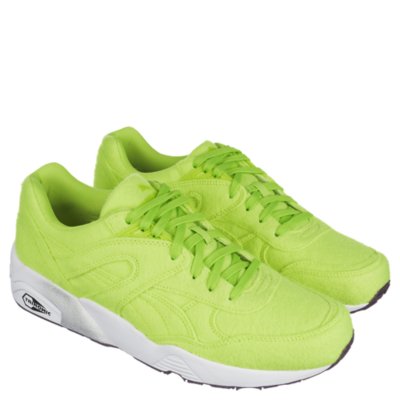 Puma R698 Bright Men's Lime Green Athletic Lifestyle Sneaker | Shiekh Shoes