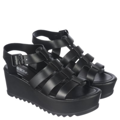 Soda Enya-H Women's Black Platform Sandal | Shiekh Shoes
