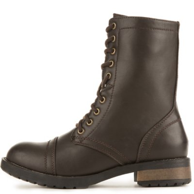 Women's Combat Boot Pk15 Brown Shiekh Shoes