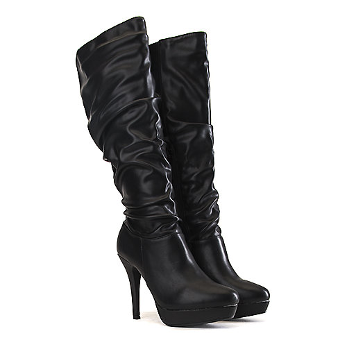 Women's Marcella-22 High-Heel Boot Black | Shiekh Shoes