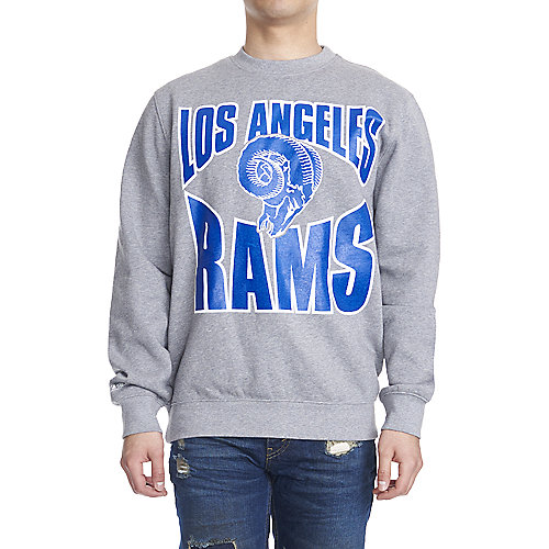 Men's Los Angeles Rams Crewneck Sweater Grey | Shiekh Shoes