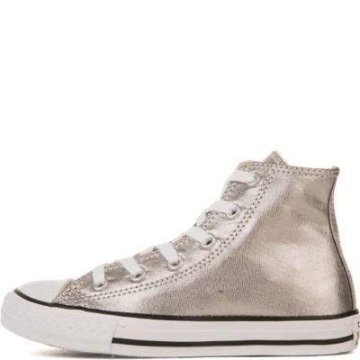 kids silver converse