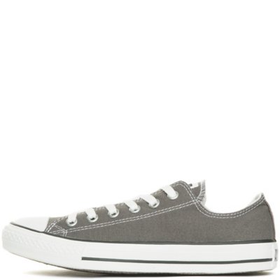 Converse Mens All Star Lo Grey Casual Lace Up Sneaker | Shiekh Shoes