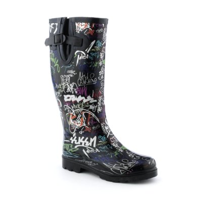 Nature Breeze Graffiti Rain Boots at shiekhshoes.com