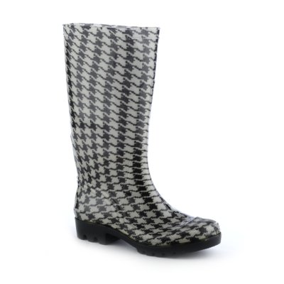 Nature Breeze Hounds Tooth rain boot