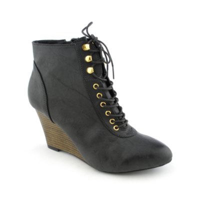 Qupid Ophelia-01 womens wedge ankle boot