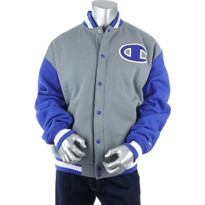 Grey Champion Super Letterman Jacket mens jacket