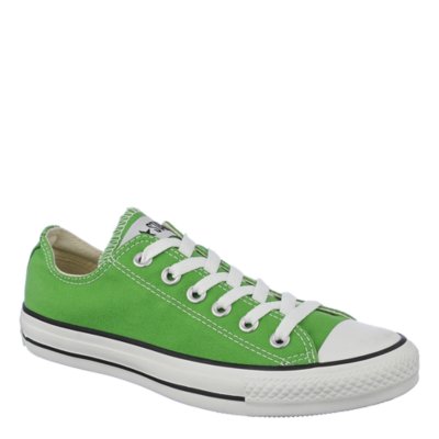 Converse Mens All Star Lo Green Casual Lace Up Sneaker 