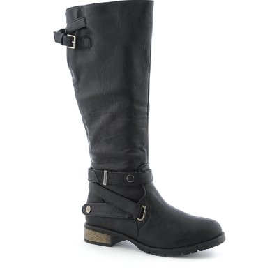 Shiekh Bojana-02A Women's Black Riding Boots | Shiekh Shoes