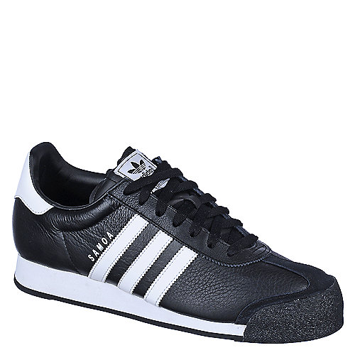 Buy Adidas mens Samoa blackk and white athletic lifestyle sneakers ...
