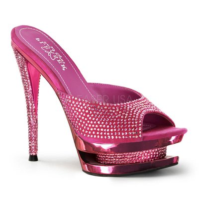 Pleaser Fascinate-601DM womens platform high heel dress shoe