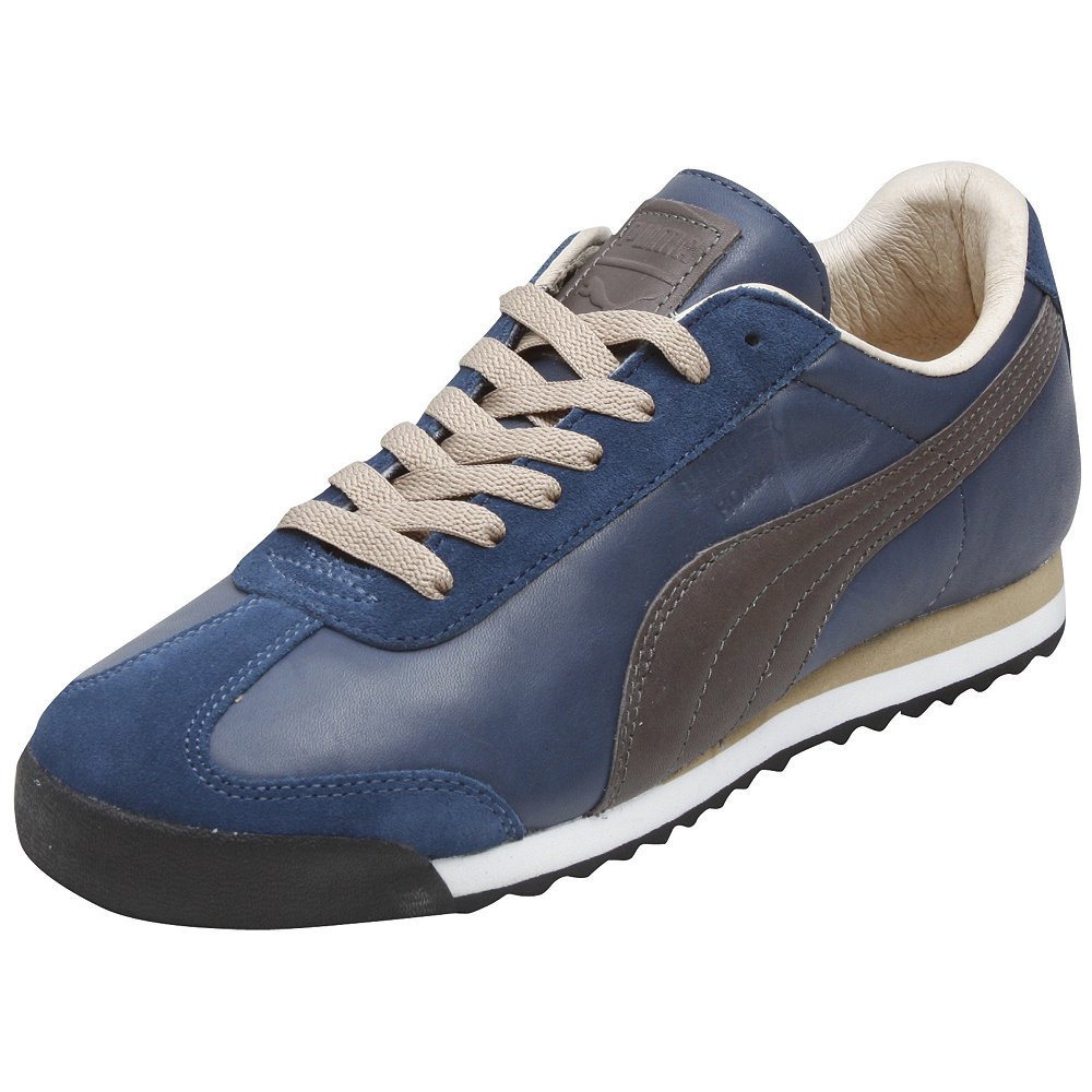 Puma Mens Roma Luxe Leather Casual Shoes | Dazzleshare