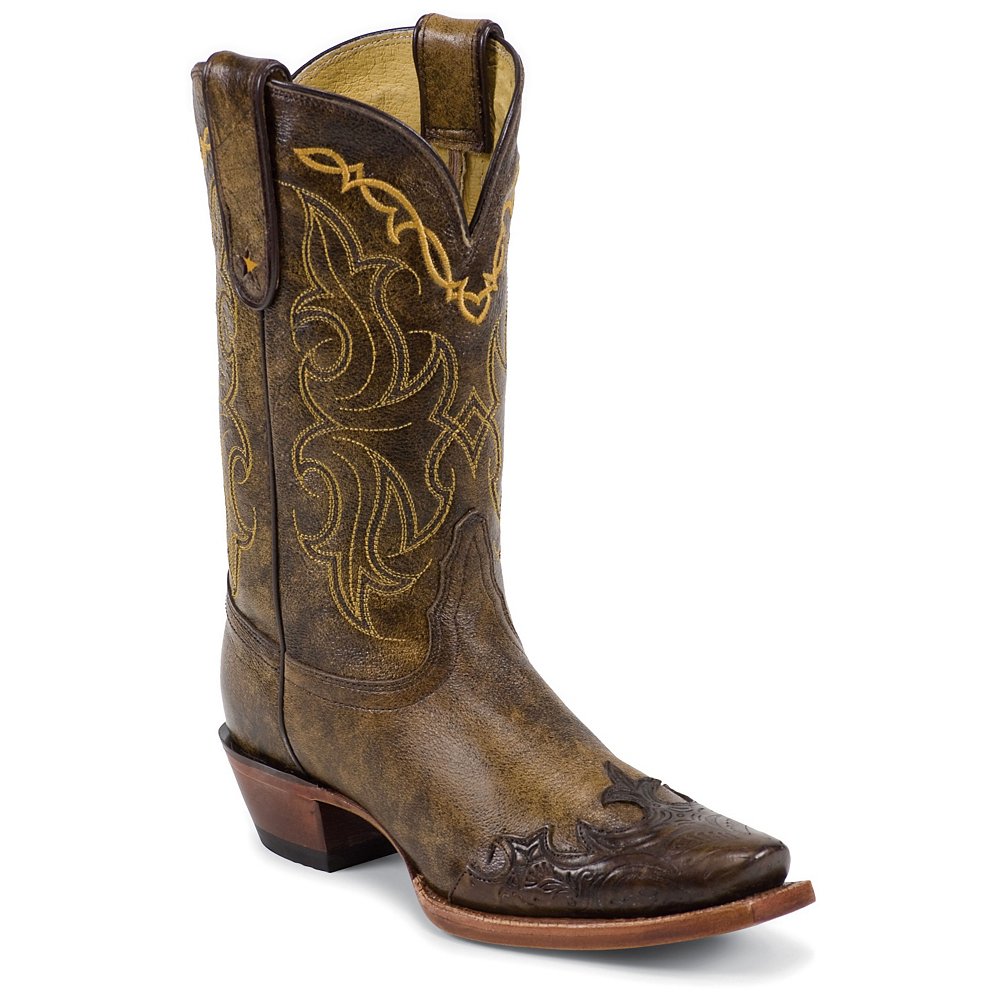 Tony Lama Women’s Bark Santa Fe Cowboy Boots | Dazzlepulse