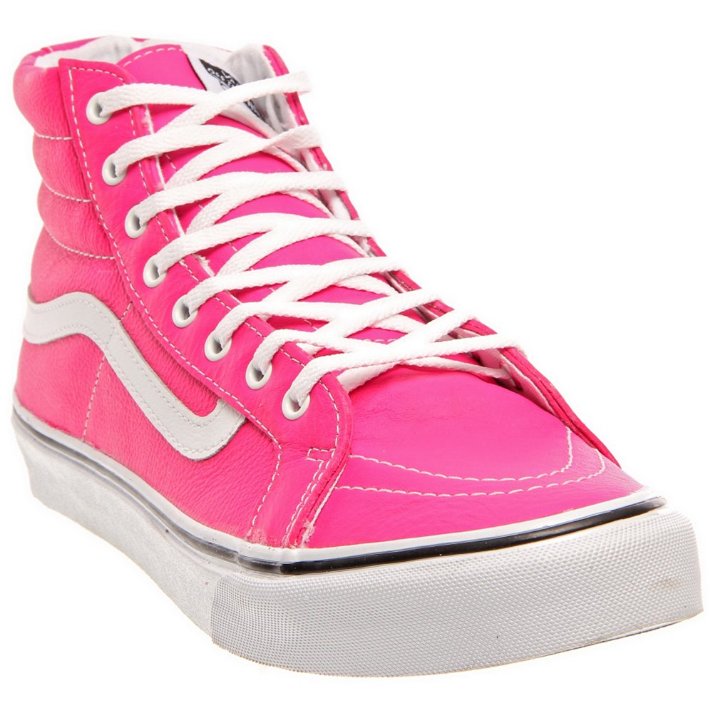 Vans Women’s Sk8-hi Slim ”neon Leather” Skate Shoes | Quideo