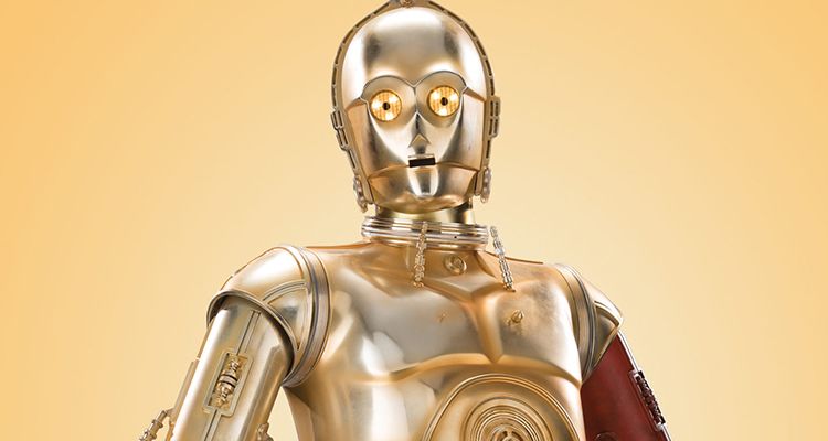 7cb 90's STAR WARS 　C-3PO　シースリーピーオー半袖Tシャ