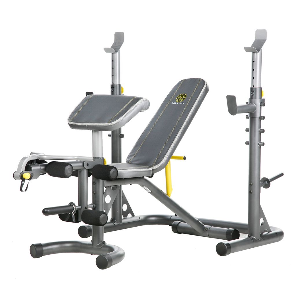 Gold S Gym Xrs 20 Rack Bench Workout Set Shophq