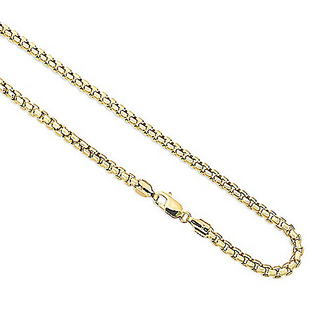 Italian Gold Chain >> Italian 18k Gold Embraced Choice Of Length Round Box Chain Necklace Italian Gold Chain >> Italian 18k Gold Embraced Choice Of Length Round Box Chain Necklace