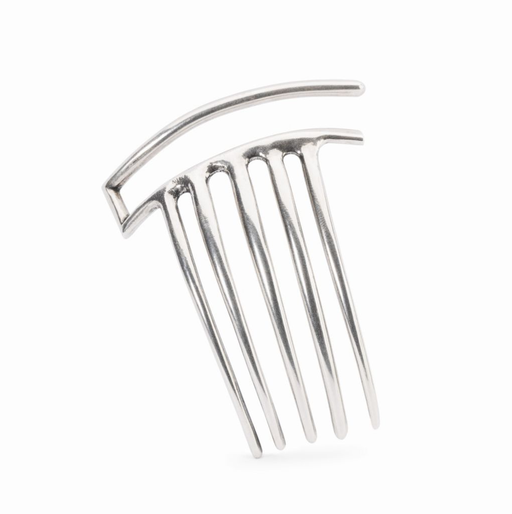 Trollbeads French Comb Twist Sterling Silver Hair Comb Shophq
