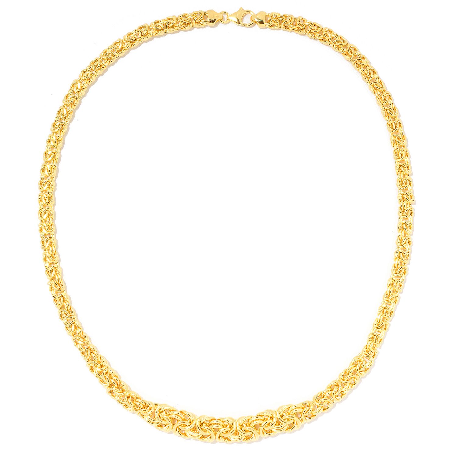 (ShopHQ) Toscana Italiana 18K Gold Embraced™ Graduated Polished ...