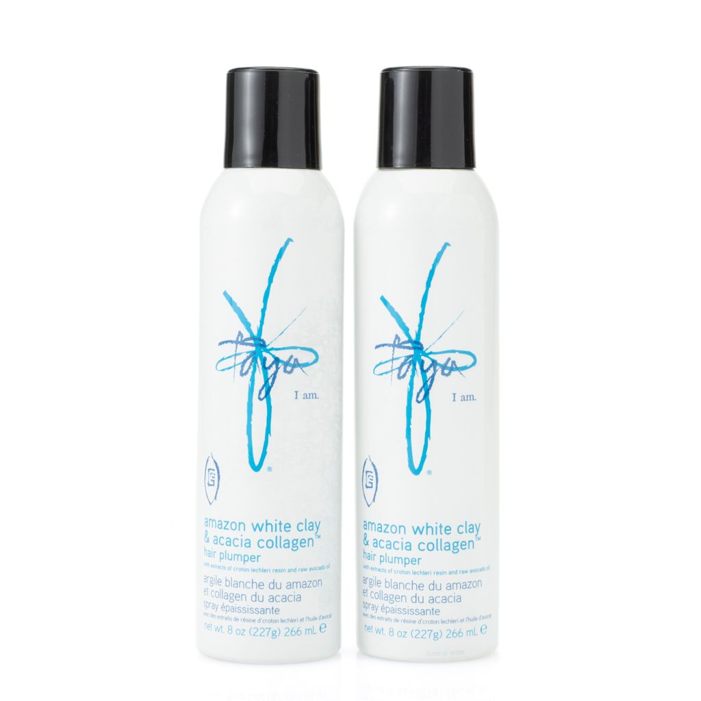 Taya Amazon White Clay Acacia Collagen Hair Plumper Duo 8 Oz